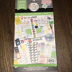 The Happy Planner Travel Sticker Book NEW